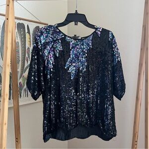 Vintage Sequin Top